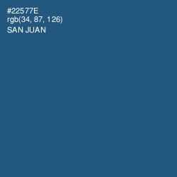 #22577E - San Juan Color Image