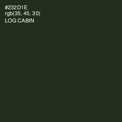 #232D1E - Log Cabin Color Image