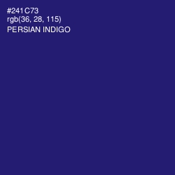 #241C73 - Persian Indigo Color Image