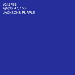 #242F9B - Jacksons Purple Color Image