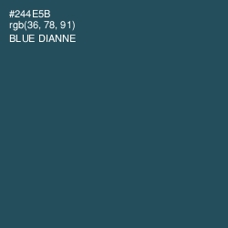#244E5B - Blue Dianne Color Image