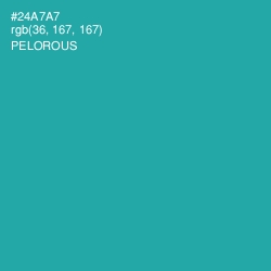 #24A7A7 - Pelorous Color Image