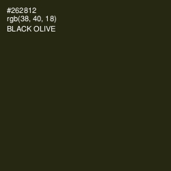 #262812 - Black Olive Color Image