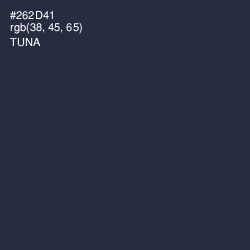 #262D41 - Tuna Color Image