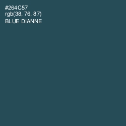 #264C57 - Blue Dianne Color Image
