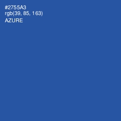 #2755A3 - Azure Color Image