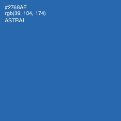 #2768AE - Astral Color Image