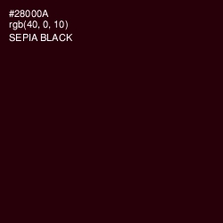 #28000A - Sepia Black Color Image