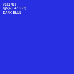 #282FE3 - Dark Blue Color Image