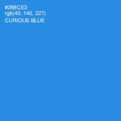 #288CE3 - Curious Blue Color Image