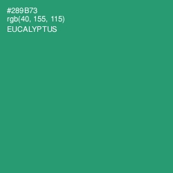 #289B73 - Eucalyptus Color Image