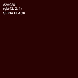 #2A0201 - Sepia Black Color Image