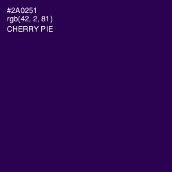 #2A0251 - Cherry Pie Color Image
