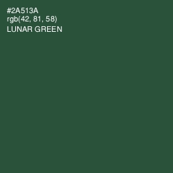 #2A513A - Lunar Green Color Image