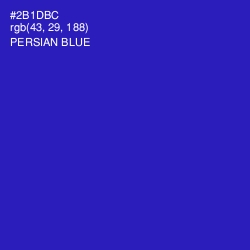#2B1DBC - Persian Blue Color Image