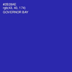 #2B28AE - Governor Bay Color Image