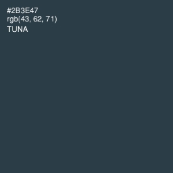 #2B3E47 - Tuna Color Image