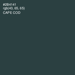 #2B4141 - Cape Cod Color Image
