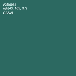 #2B6961 - Casal Color Image