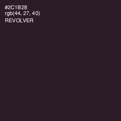 #2C1B28 - Revolver Color Image