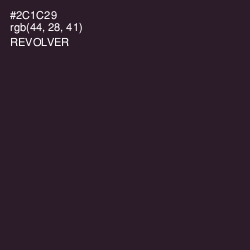 #2C1C29 - Revolver Color Image