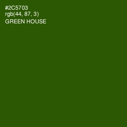 #2C5703 - Green House Color Image