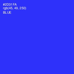 #2D31FA - Blue Color Image