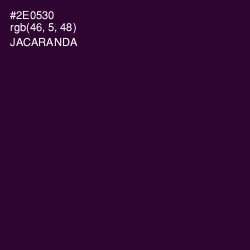 #2E0530 - Jacaranda Color Image