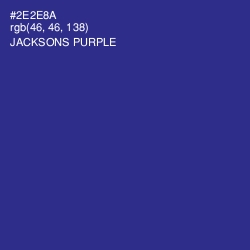 #2E2E8A - Jacksons Purple Color Image
