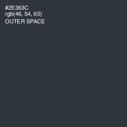#2E363C - Outer Space Color Image