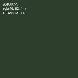 #2E3E2C - Heavy Metal Color Image