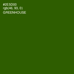 #2E5D00 - Green House Color Image