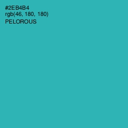 #2EB4B4 - Pelorous Color Image