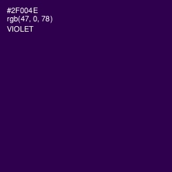 #2F004E - Violet Color Image
