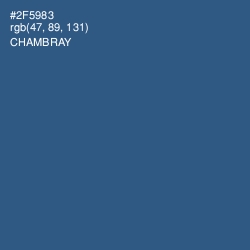 #2F5983 - Chambray Color Image