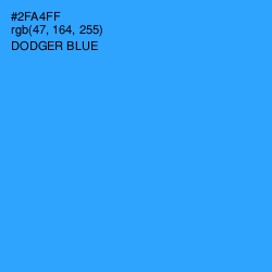 #2FA4FF - Dodger Blue Color Image