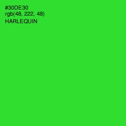 #30DE30 - Harlequin Color Image