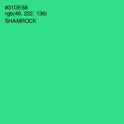 #31DE88 - Shamrock Color Image