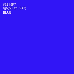 #3215F7 - Blue Color Image