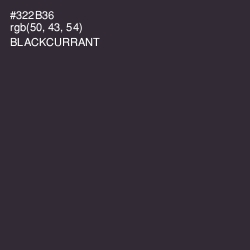 #322B36 - Blackcurrant Color Image