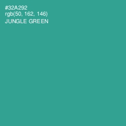 #32A292 - Jungle Green Color Image