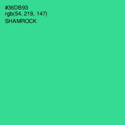#36DB93 - Shamrock Color Image