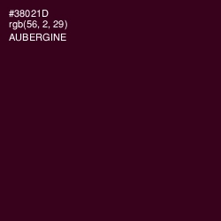 #38021D - Aubergine Color Image