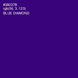 #38037B - Blue Diamond Color Image