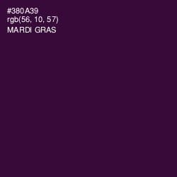 #380A39 - Mardi Gras Color Image
