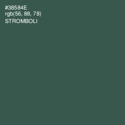 #38584E - Stromboli Color Image