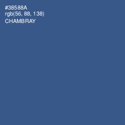 #38588A - Chambray Color Image