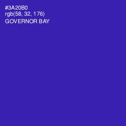 #3A20B0 - Governor Bay Color Image