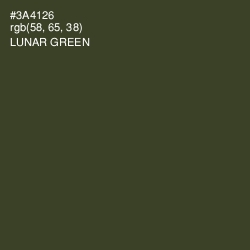 #3A4126 - Lunar Green Color Image
