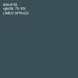 #3A4F55 - Limed Spruce Color Image